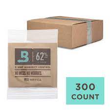 Humidity Pack- 8 Gram Size Boveda 62% RH Overwrapped (300 Units) 2 Way Humidity Control
