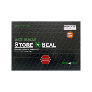 15" x 20" Store N Seal Blackout Vacuum ACT Bags With Zipper (1 Box of 50 each)