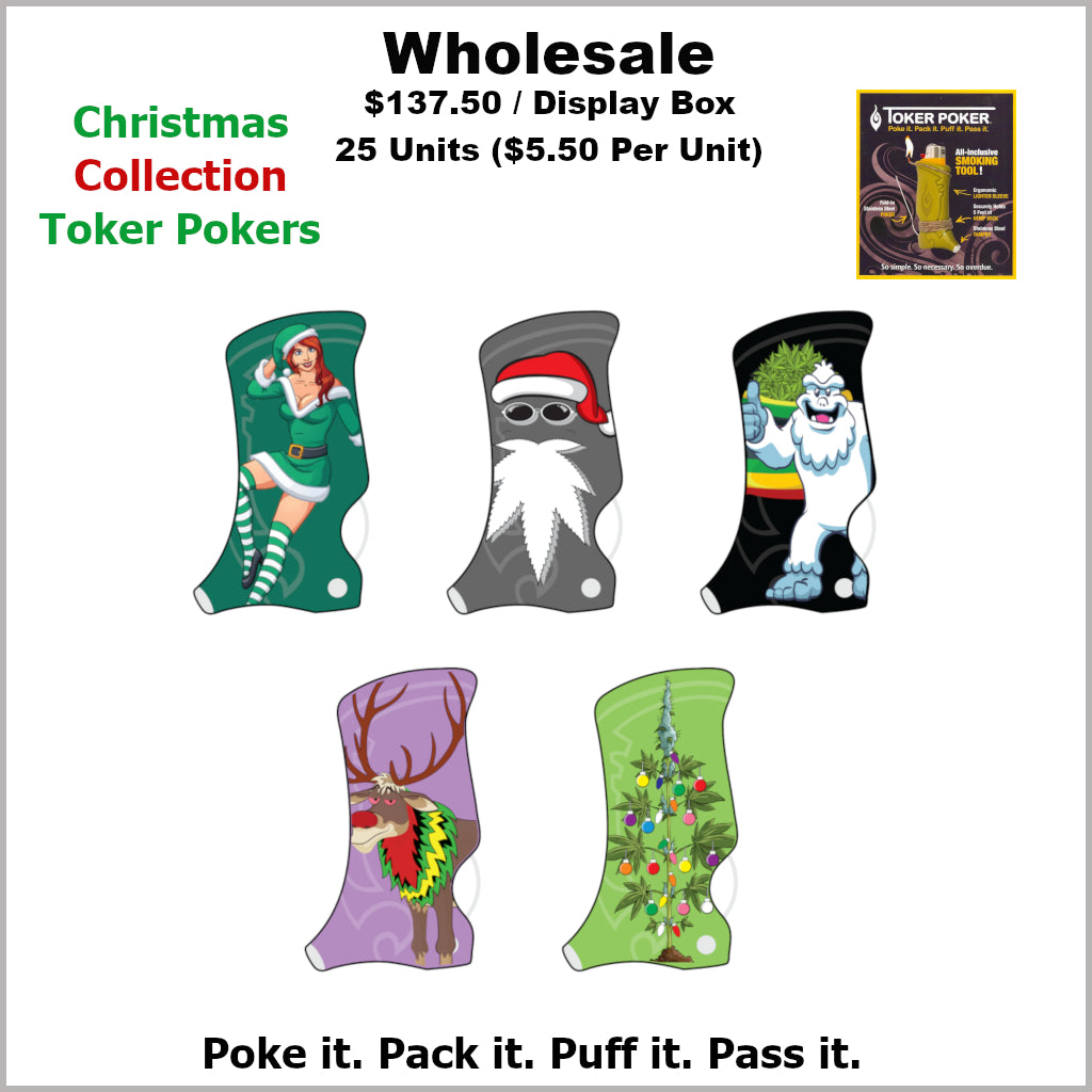 TOKER POKER POKE IT .PACK IT. PUFF.IT PAAS IT. CLIPPER MIXED COLOUR 25CT  DISPLAY BOX – American Distributors llc