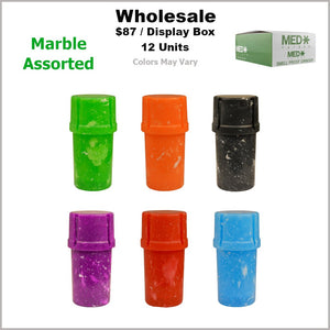 Medtainers- Marble Assorted  (60 Units) Buy 4 Boxes Get 1 Free *Special Promo*