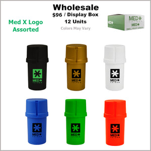 Medtainers Premium- Med X Logo Collection (12 Units)