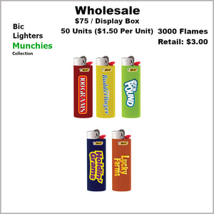 Lighters- BiC Munchies Collection (50 Units)
