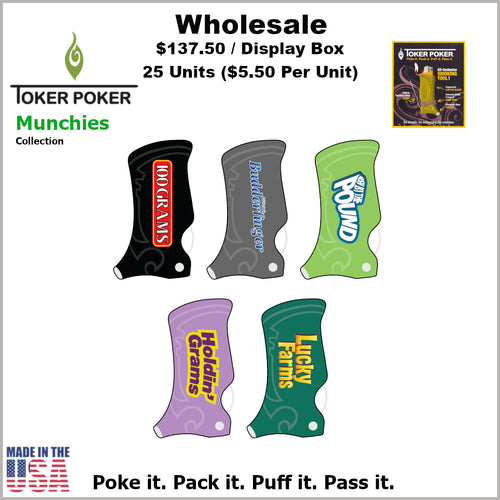 Toker Pokers- Munchies Collection (25 Units)
