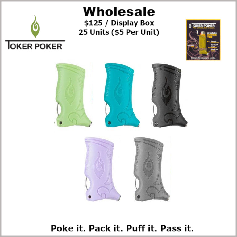 Toker Pokers- Plain Assorted Colors (25 Units)