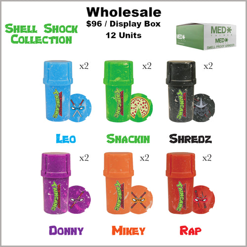 Medtainers- Shell Shock Collection (12 Units)